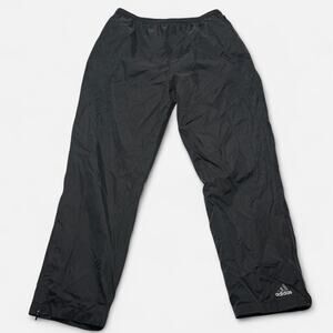 AdidasBlack Windbreaker Track Pants Men’s XL Zip Ankle 2000s Y2K